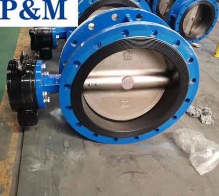 BS5155  ductile iron flanged butterfly valve with pin