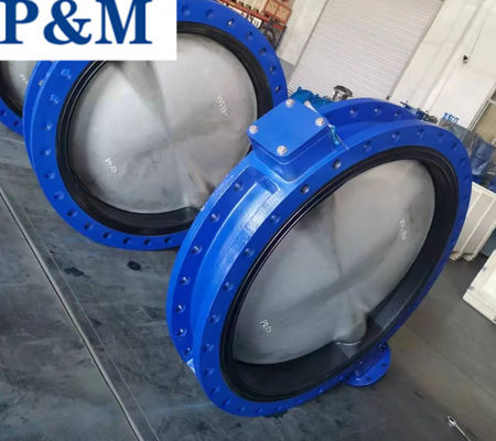Ductile iron PN16 flange butterfly valve