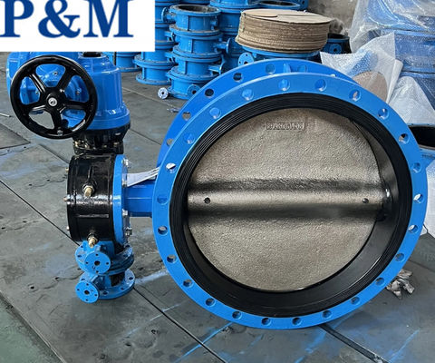 Ductile iron PN16 flange butterfly valve