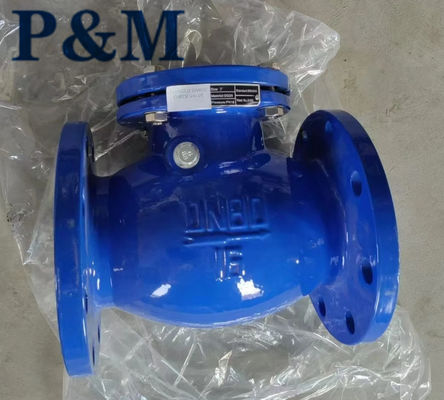 cast iron metal seal GG25 flanged check valve