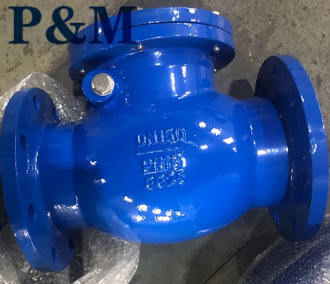cast iron metal seal GG25 flanged check valve
