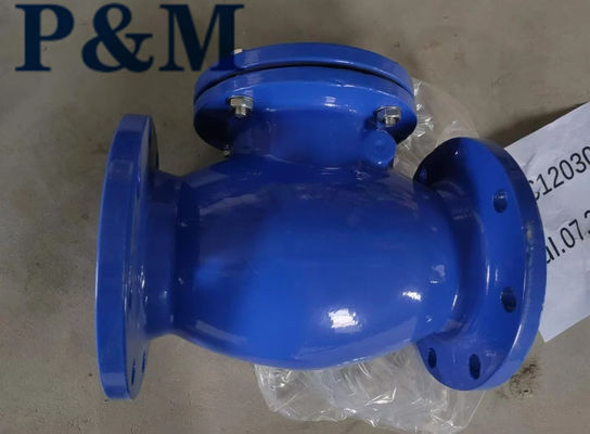 cast iron metal seal GG25 flanged check valve