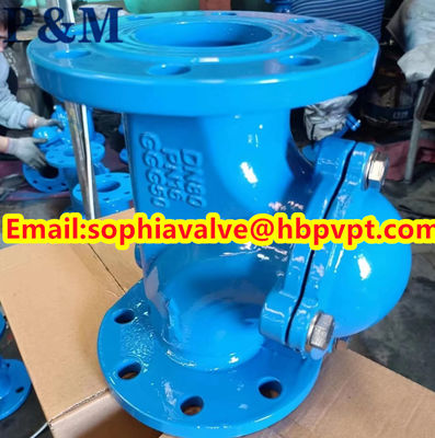 face to face DIN3202 F6 PN16 GGG50 flanged check valve