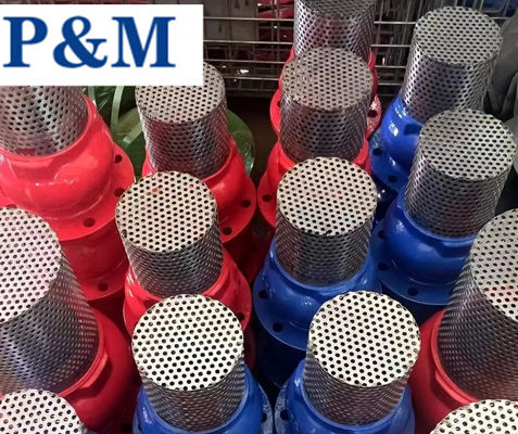 DN100 PN16 GGG50 cast iron flanged foot valve