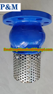 10inch JIS10K ductile iron foot valve made in China