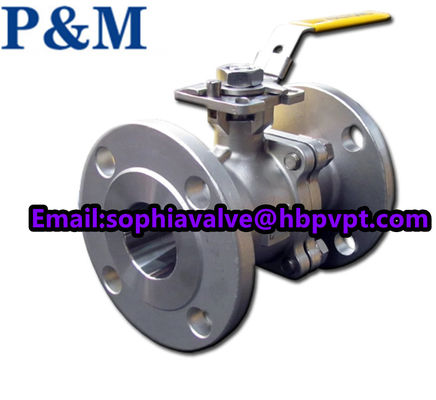 CF8 CF8M SS 2-PC ball valve