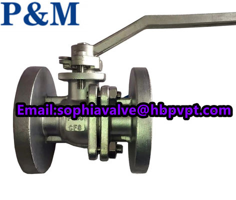 CF8 CF8M SS 2-PC ball valve