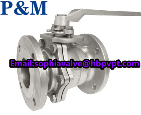 CF8 CF8M SS 2-PC ball valve