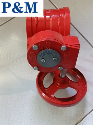 AWWA/ANSI DN100 grooved end butterfly valve