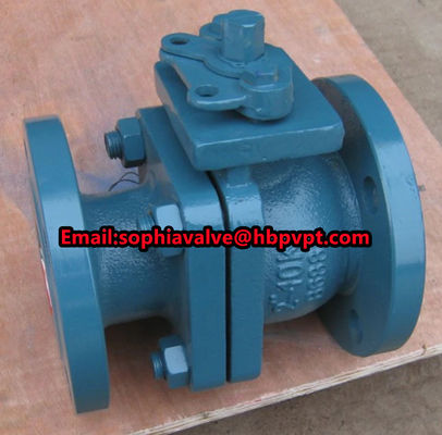 JIS standard 10K cast iron 2-pc ball valve