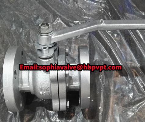 JIS standard 10K cast iron 2-pc ball valve