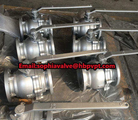 JIS standard 10K cast iron 2-pc ball valve
