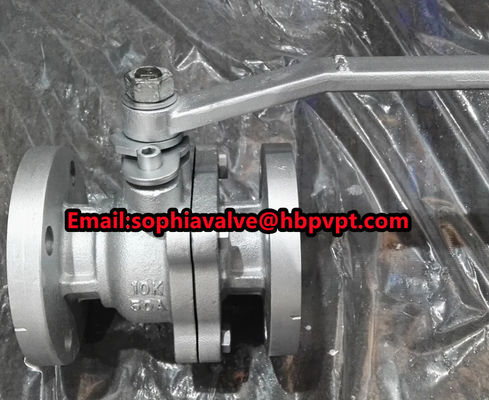 DN15-DN250 JIS 10K ductile iron flanged ball valve