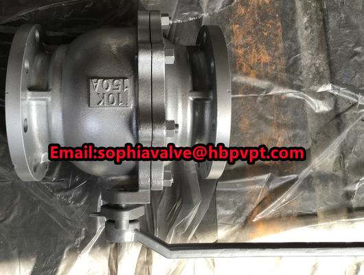 DN15-DN250 JIS 10K ductile iron flanged ball valve