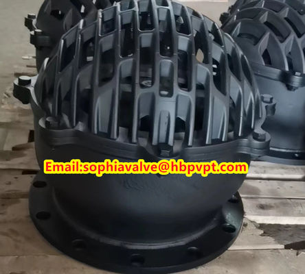 PN16 EPDM resilient seal flanged foot valve