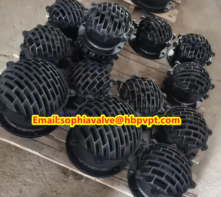 PN16 EPDM resilient seal flanged foot valve