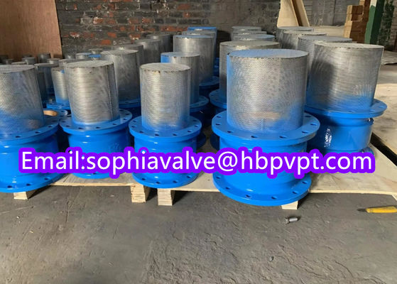 150lb ANSI stainless steel screen cast iron flanged foot valve