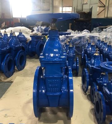 BS5163 PN16 GGG50 cast iron gate valves for waterworks purposes
