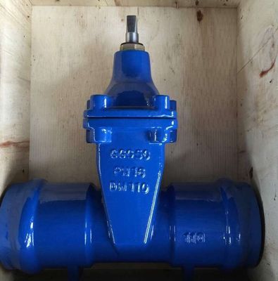 DIN PN16 GGG50 cast iron socket gate valve