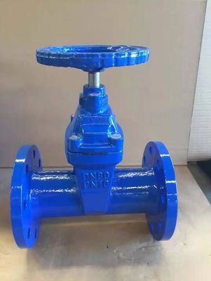 DIN non-rising stem F5 cast iron gate valve