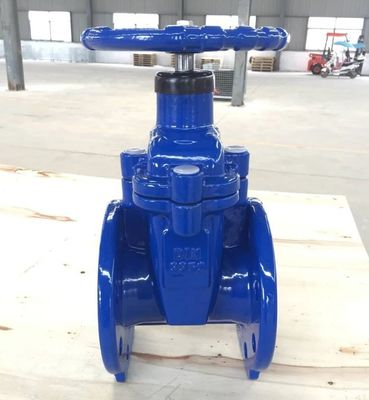 DIN non-rising stem F5 cast iron gate valve
