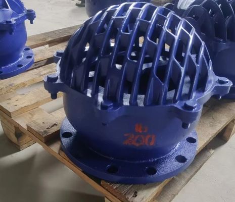 bs4504 GGG50 flanged foot valve supplier