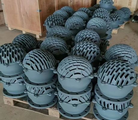 bs4504 GGG50 flanged foot valve supplier