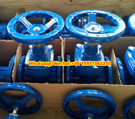 GGG50 gate valve resilient seal valve DIN standard PN16