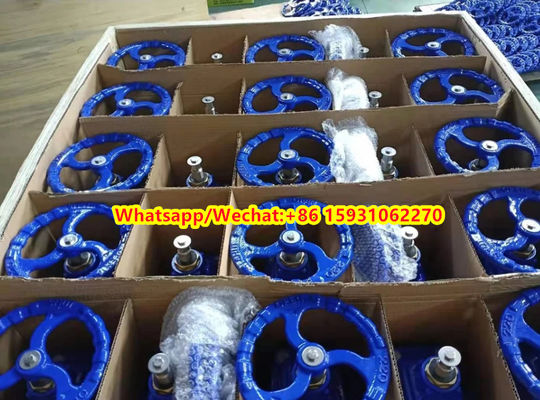 GGG50 gate valve resilient seal valve DIN standard PN16