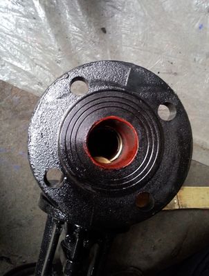 Py10 rising stem GOST cast iron gate valve