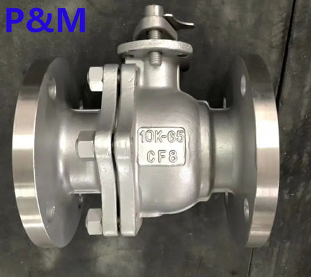 10K floating ball valve material CF8
