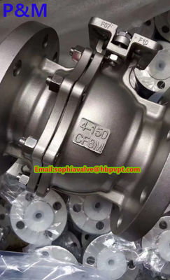 4'' 150# CF8M ANSI ball valve contact Sophia