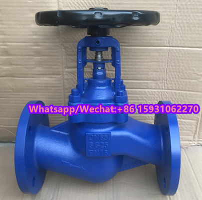 DIN flanged cast iron globe valve manufacturer