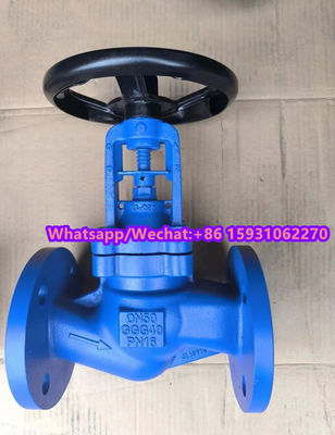 DIN flanged cast iron globe valve manufacturer