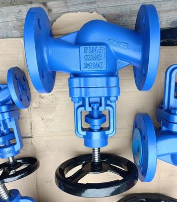 DIN PN10/16 GG25 metal seal globe valve