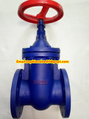 BS flanged gate valve with metal seal