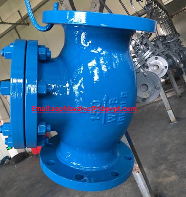 WCB 8'' 150LB cast steel flanged check valve supplier