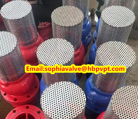 DN80 GGG50 PN16 cast iron flanged foot valve