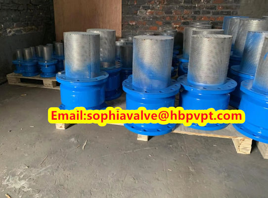 DN80 GGG50 PN16 cast iron flanged foot valve