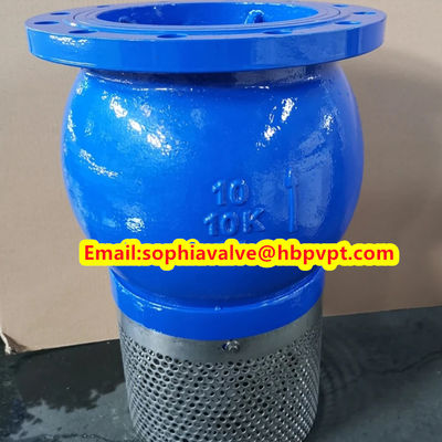 Ductile iron PN10/PN16 foot valve with good quality