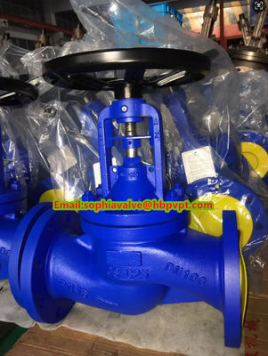 Cast steel GS-C25 PN10 flanged globe valve from Hebei