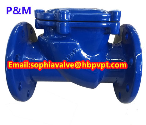 DN200 PN16 GGG50 DIN swing check valve