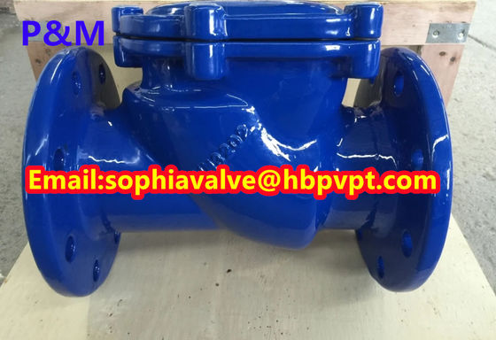 DN200 PN16 GGG50 DIN swing check valve