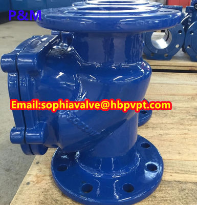 resilient seal PN10/PN16 cast iron swing check valve
