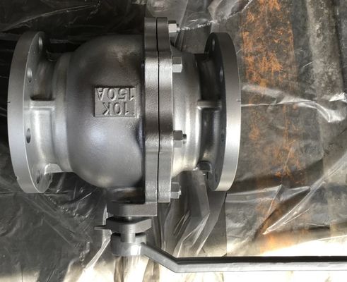 JIS10K 150A cast iron 2-pc ball valve