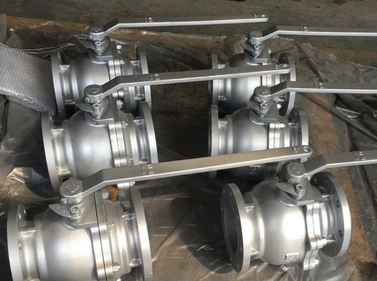 JIS10K 150A cast iron 2-pc ball valve
