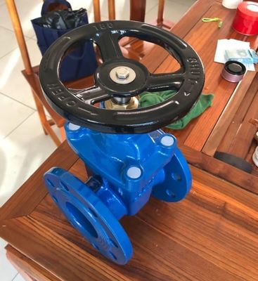 DN100 PN16 GGG50 non-rising gate valve