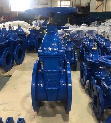 DN100 PN16 GGG50 non-rising gate valve