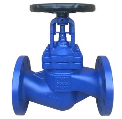 GG25 GGG40 cast iron bellows globe valve