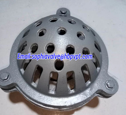 GG20 BS21 cast iron resilient seal foot valve